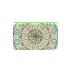 Blue Circle Ornaments Cosmetic Bag (xs) by Nexatart