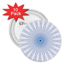 Spirograph Pattern Circle Design 2 25  Buttons (10 Pack)  by Nexatart