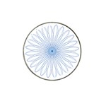 Spirograph Pattern Circle Design Hat Clip Ball Marker (4 pack) Front