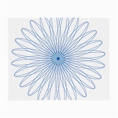 Spirograph Pattern Circle Design Small Glasses Cloth (2-side) by Nexatart