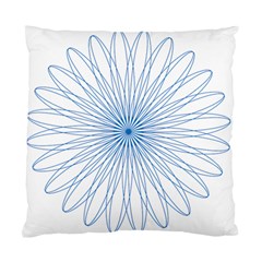 Spirograph Pattern Circle Design Standard Cushion Case (one Side) by Nexatart