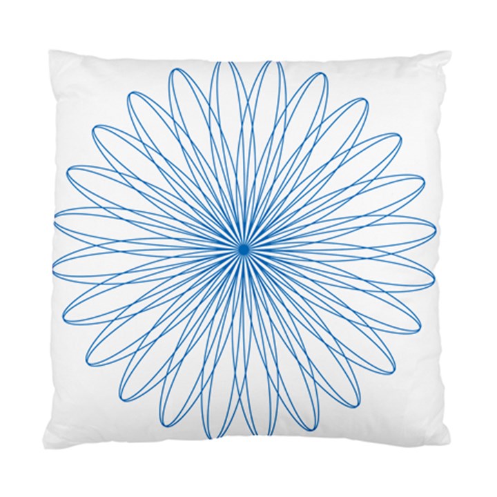 Spirograph Pattern Circle Design Standard Cushion Case (Two Sides)