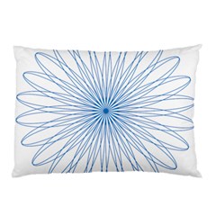 Spirograph Pattern Circle Design Pillow Case by Nexatart