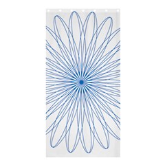 Spirograph Pattern Circle Design Shower Curtain 36  X 72  (stall)  by Nexatart