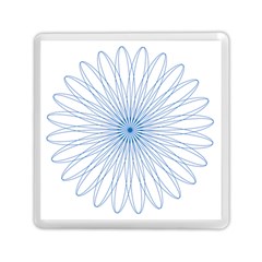 Spirograph Pattern Circle Design Memory Card Reader (square)  by Nexatart