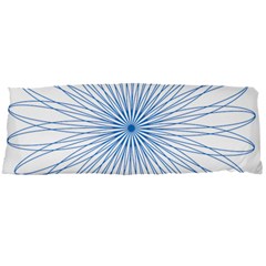 Spirograph Pattern Circle Design Body Pillow Case Dakimakura (two Sides) by Nexatart