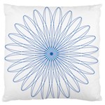 Spirograph Pattern Circle Design Standard Flano Cushion Case (Two Sides) Front