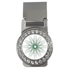 Spirograph Pattern Circle Design Money Clips (cz)  by Nexatart