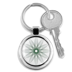 Spirograph Pattern Circle Design Key Chains (round)  by Nexatart