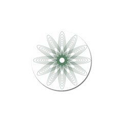 Spirograph Pattern Circle Design Golf Ball Marker by Nexatart