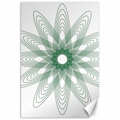 Spirograph Pattern Circle Design Canvas 20  X 30   by Nexatart