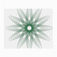 Spirograph Pattern Circle Design Small Glasses Cloth (2-side) by Nexatart