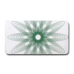 Spirograph Pattern Circle Design Medium Bar Mats by Nexatart