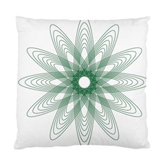 Spirograph Pattern Circle Design Standard Cushion Case (two Sides) by Nexatart