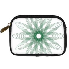 Spirograph Pattern Circle Design Digital Camera Cases by Nexatart