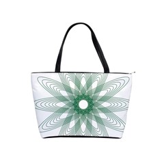 Spirograph Pattern Circle Design Shoulder Handbags by Nexatart