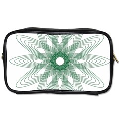 Spirograph Pattern Circle Design Toiletries Bags by Nexatart