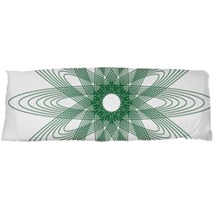 Spirograph Pattern Circle Design Body Pillow Case (dakimakura) by Nexatart