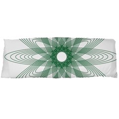 Spirograph Pattern Circle Design Body Pillow Case Dakimakura (two Sides) by Nexatart