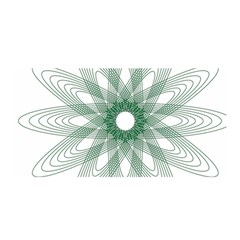 Spirograph Pattern Circle Design Satin Wrap by Nexatart