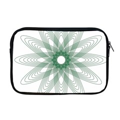 Spirograph Pattern Circle Design Apple Macbook Pro 17  Zipper Case by Nexatart