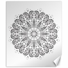 Art Coloring Flower Page Book Canvas 20  X 24   by Nexatart