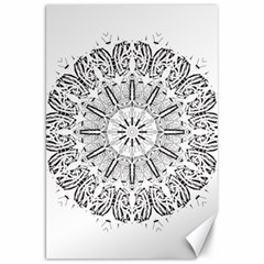 Art Coloring Flower Page Book Canvas 20  X 30   by Nexatart