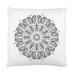 Art Coloring Flower Page Book Standard Cushion Case (two Sides) by Nexatart