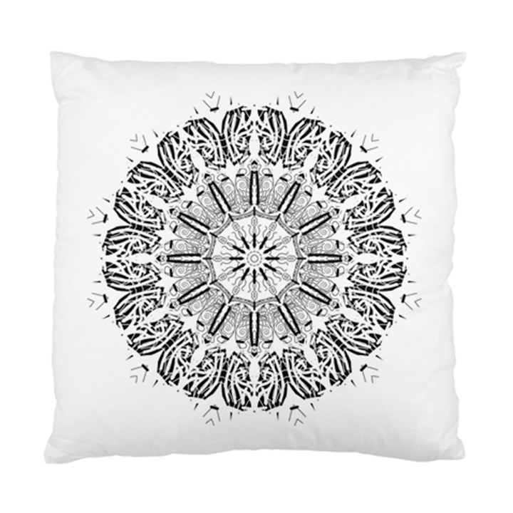 Art Coloring Flower Page Book Standard Cushion Case (Two Sides)