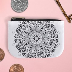 Art Coloring Flower Page Book Mini Coin Purses by Nexatart