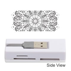 Art Coloring Flower Page Book Memory Card Reader (stick)  by Nexatart