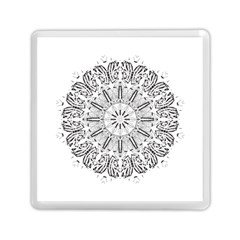 Art Coloring Flower Page Book Memory Card Reader (square)  by Nexatart