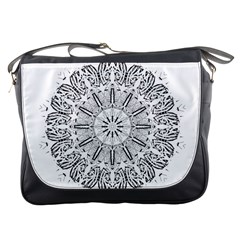 Art Coloring Flower Page Book Messenger Bags by Nexatart