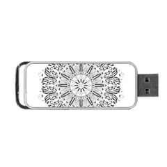 Art Coloring Flower Page Book Portable Usb Flash (two Sides) by Nexatart