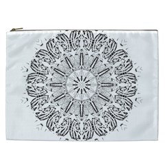 Art Coloring Flower Page Book Cosmetic Bag (xxl)  by Nexatart