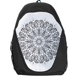 Art Coloring Flower Page Book Backpack Bag Front