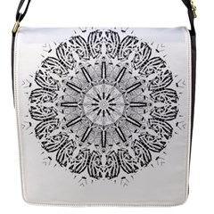 Art Coloring Flower Page Book Flap Messenger Bag (s) by Nexatart