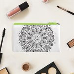 Art Coloring Flower Page Book Cosmetic Bag (XS) Back