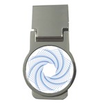 Spirograph Spiral Pattern Geometric Money Clips (Round)  Front