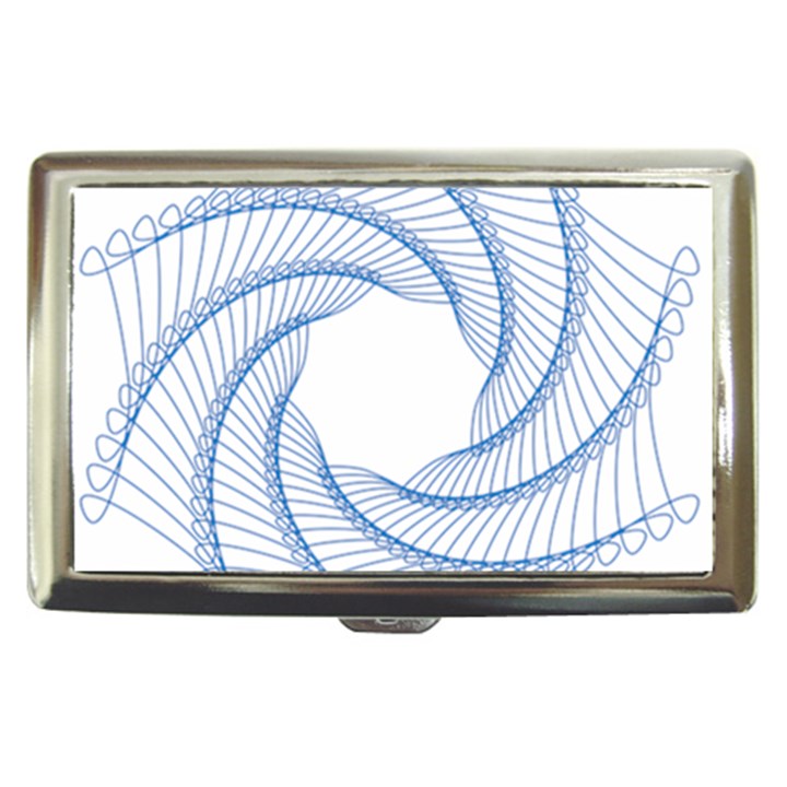 Spirograph Spiral Pattern Geometric Cigarette Money Cases