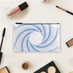 Spirograph Spiral Pattern Geometric Cosmetic Bag (Small)  Front