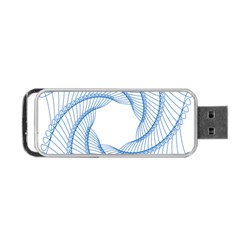 Spirograph Spiral Pattern Geometric Portable Usb Flash (one Side) by Nexatart