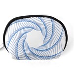 Spirograph Spiral Pattern Geometric Accessory Pouches (Medium)  Back