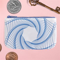 Spirograph Spiral Pattern Geometric Large Coin Purse