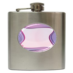 Background Image Greeting Card Heart Hip Flask (6 Oz) by Nexatart