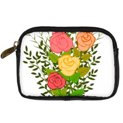 Roses Flowers Floral Flowery Digital Camera Cases by Nexatart