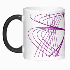 Purple Spirograph Pattern Circle Geometric Morph Mugs by Nexatart