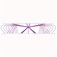 Purple Spirograph Pattern Circle Geometric Small Bar Mats by Nexatart