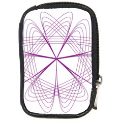 Purple Spirograph Pattern Circle Geometric Compact Camera Cases by Nexatart