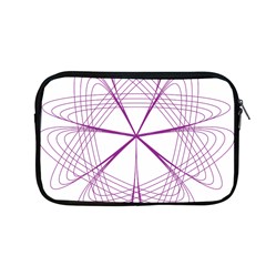 Purple Spirograph Pattern Circle Geometric Apple Macbook Pro 13  Zipper Case by Nexatart